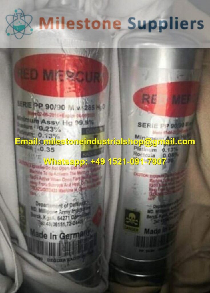Buy Red liquid Mercury 258 N9 from Germany